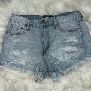Aeropostale vintage high rise shorty jean shorts